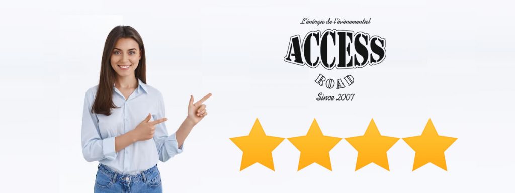 Access Road, entreprise spécialisée en manutention événementielle et roading Paris
